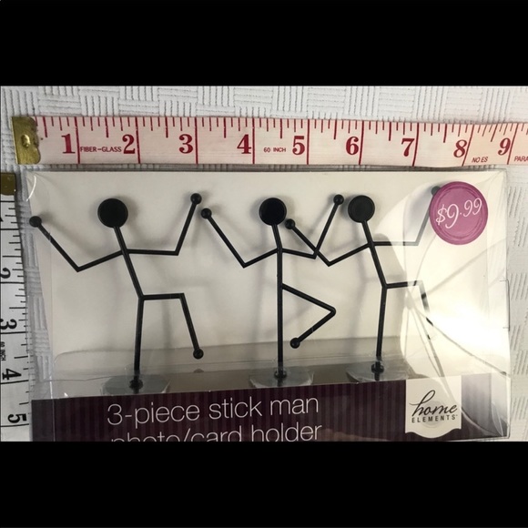 ⭐️🌴3 Piece stick man photo card holder - Picture 5 of 5